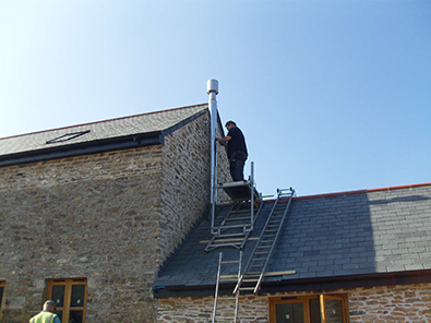 Cornwall Flue Installation